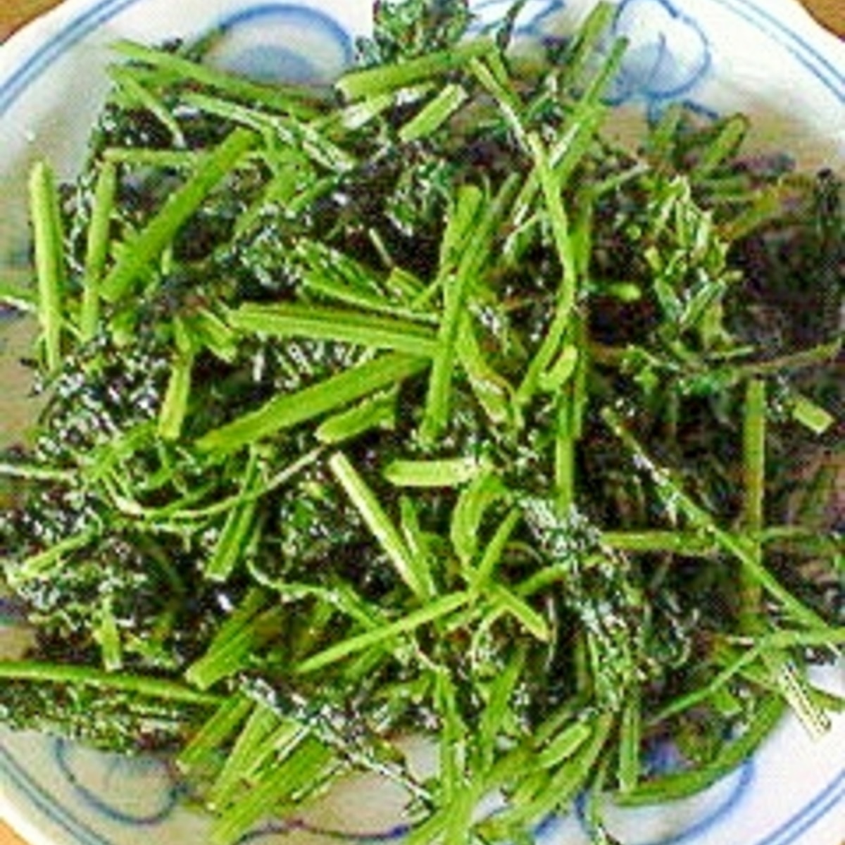ごま油で 人参の葉炒め レシピ 作り方 By ぴぐ 楽天レシピ